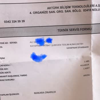 Concord Haksız Alınan Kargo Ücreti