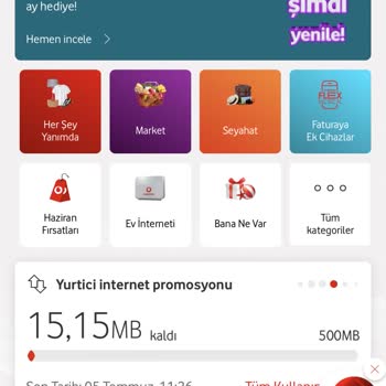Vodafone Haksız Alınan Aşım Paketi Ücreti