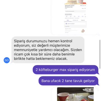 McDonald's 2.30 Saat Beklediğim Sipariş Yanlış Geldi