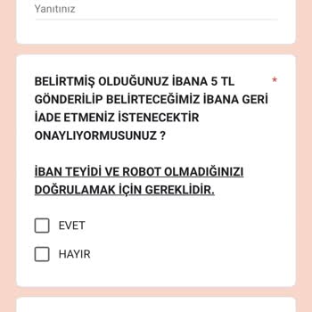 İşin Olsun 'da Özel Bilgilerim İstendi