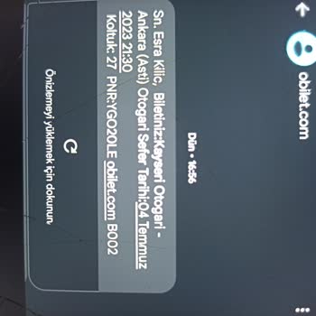 Öncü Seyahat Söylenilen Yerde İndirmemesi
