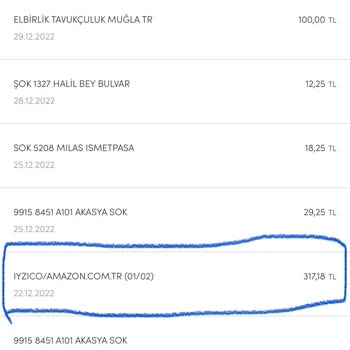 iyzico Bilgim Dışında Bir Çok Kez Para Çekmiş! 317 TL 2 Kere Ve 40 TL