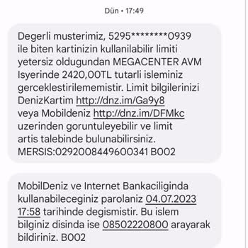 Denizbank Yatırdığım Para Hesabıma Geçmedi
