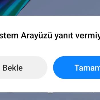 Xiaomi Redmi Sistem Arayüzü Yanıt Vermiyor Hatası