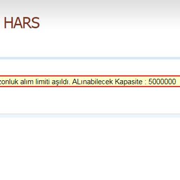 TMO Randevu Vermiyor Ürün Satışına