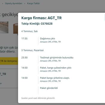 Amazon.com.tr 'nin AGT Kurye Ve MNG Kargo İle Yaşattığı Mağduriyet