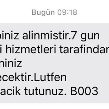Vodafone Çekmiyor Ve 15 Gün Kullanım İçin Cayma Bedeli