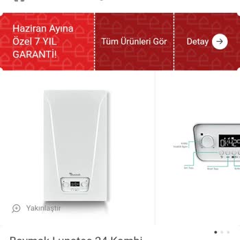 Koçtaş Baymak Lunatec Kombiyi Haziran Ayına Özel 7 Yıl Garantili