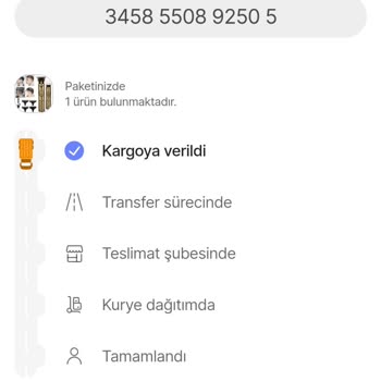 Ürün Teslimat Aras Kargo Şubesi