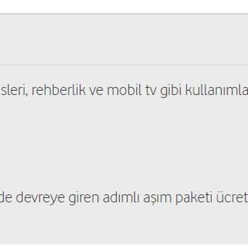 Vodafone Bilgim Ve İsteğim Olmadan Tanımlanan Fahiş Fiyatlı Ek Paket