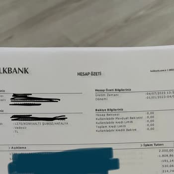 Halkbank Hesabımda Bakiye Olduğu Halde Hesap Bakiyem Sıfır Gözüküyor.