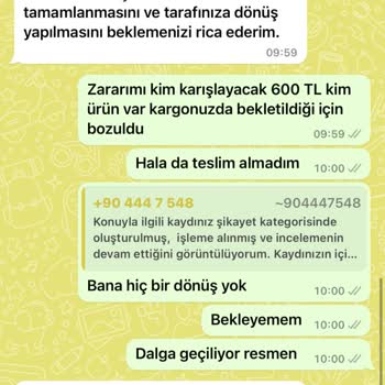 Sende O Kargo İşlevsizliği