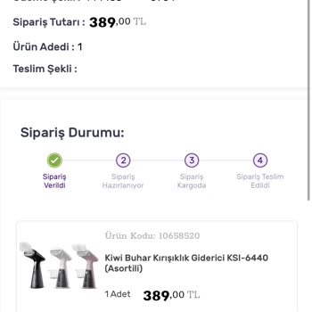 Gratis Online Sipariş İadesi