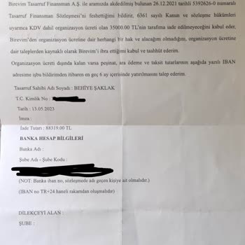 Birevim İptal Süreci Erteleme.