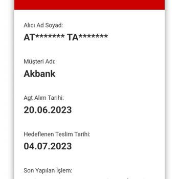 Akbank Kart Teslimi Yalan Beyan