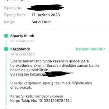 Trendyol Express Gönderdiğim Kargomu Kaybetti