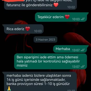 Rashe Prive İade Kabul Edip Ürünü Alıyor Ama Para İadesi Yapmıyor