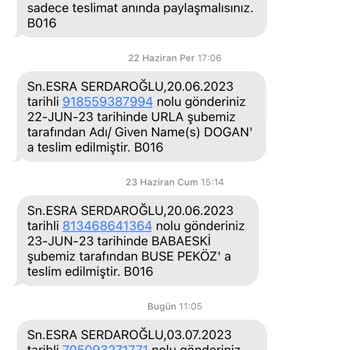 MNG Kargo Bilgim Dışında Adıma Kargo Gönderimi Yapılması