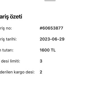 Gardrops Kargo Bedeli Kesildi