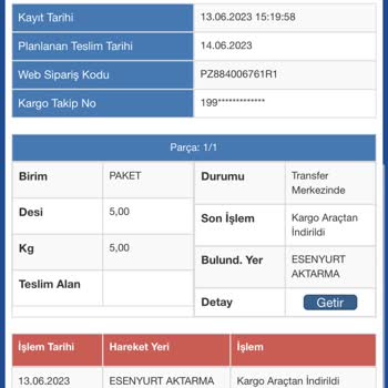 Sürat Kargo İade Kargomu Esenyurt Aktarmada Tutmakta