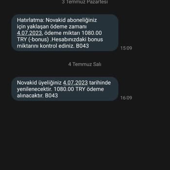 NovaKid Novakids 12 Ay Üyelik Diye Bir Şey Yok