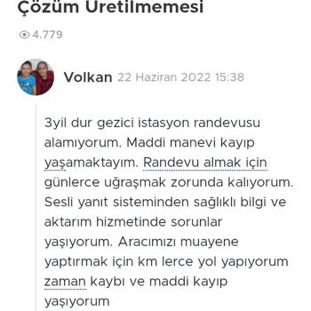 Ulaştırma ve Altyapı Bakanlığı Tüvtürk Mağduriyeti Ve Sorunun Çözülmemesi