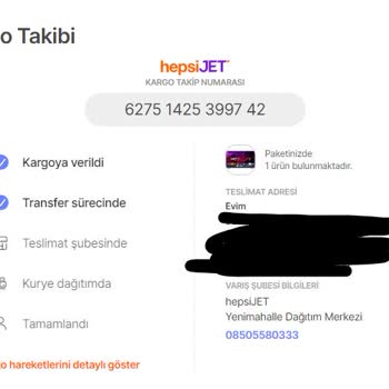 Hepsijet 2 Gündür Ankara İçinde Transfer Sürecinde, Şubeye Gitmiyor