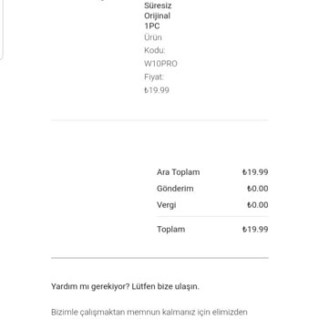 Lisansevim.com Siparişi Göndermiyor