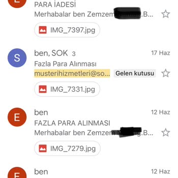 Şok Marketler Şok Sanal Market Paramı İade Etmiyor