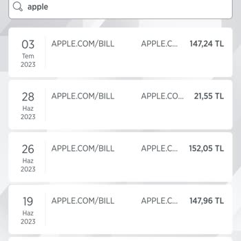 Apple Kredi Kartımdan Habersiz Para Çekiliyor