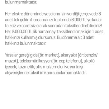 Enpara Kredi Kartı Taksit Yapılabilecek Tutarın Sınırları
