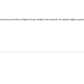 Passo Kurumsal Fatura Talebi