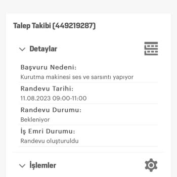 Arçelik KM900 Kurutma Makinesi Kapalıyken Ses Çıkarıyor!