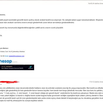 İncehesap İade Red Saçmalığı