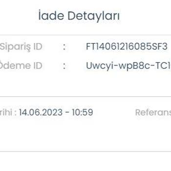 Fresh Scarfs İptal Edilen Siparişin İadesi Yapılmadı