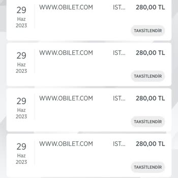 Obilet Bilet Alamadan Ödeme Çekilmesi