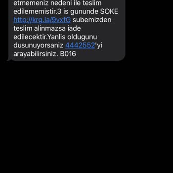 Aras Kargo Yanlış Bilgilendirme Yapıyor!