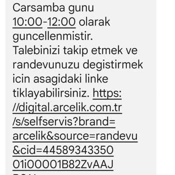 Arçelik Yetkili Servisin Şikayetlere Bakmaması