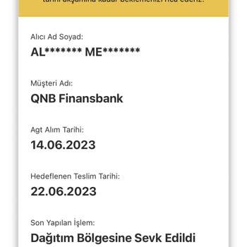 AGT Kurye (aynigunteslim.com) Uzun Süredir Dağıtımda Olan Kargomu Teslim Alamıyorum