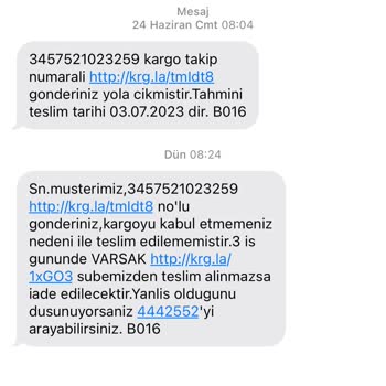 Aras Kargo 'da Dağıtıma Çıkmayan Gönderi