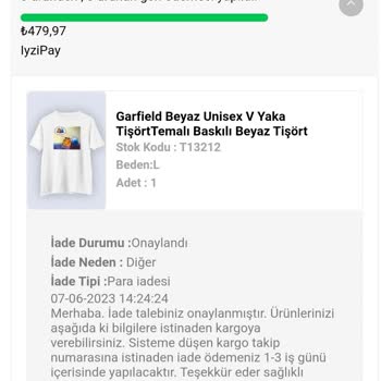 Maymuun Para İadesi Alamadım