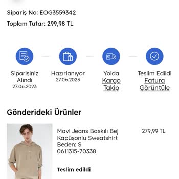 Mavi Ödeme Butonu Çıkmıyor