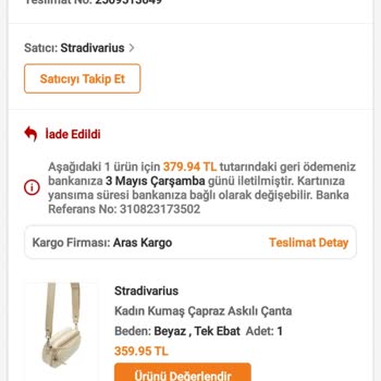 Stradivarius Ve Trendyol 2. Ci Defadır Aynı Kusurlu Ürünü Gönderiyor