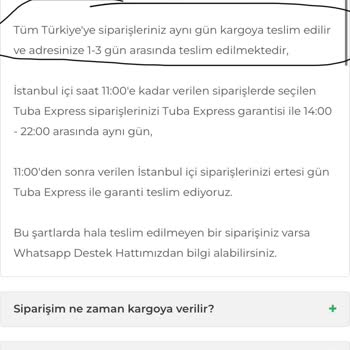 Tuba Butik Siparişlerde Verilen Sözler Tutulmuyor Çalışanlar Çok Rahat