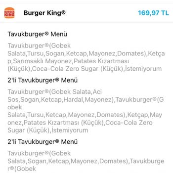 Burger King Siparişimiz Eksik Ve Bozuk Ürünler Vardı