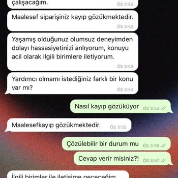 Zara Kargomu Bana Ulaştırmadılar