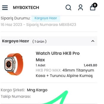 Myboxtech.co 'da Kargoya Verilmeyen Ürün Ve İletişim Sorunu
