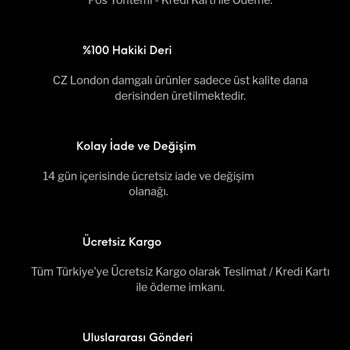 Cz London Para İadesi Yapmıyor