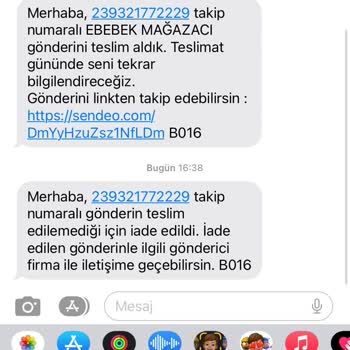 Sendeo Ürünümü Dağıtıma Çıkartmadan İade Etti.