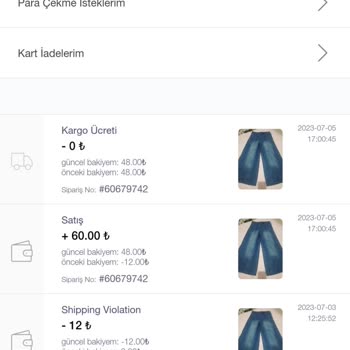 Gardrops Sattığım Üründen Haksız 12 TL Kesinti Yapmıştır